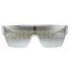 Burberry BE 4291 3007/H Unisex Rectangle Sunglasses White 